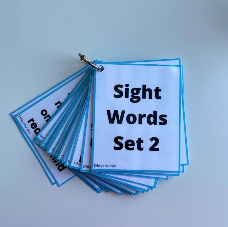 Sight Words Flash Cards – Free Download