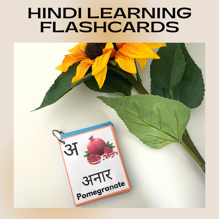 Hindi Vowels & Consonants Flashcards – Hindi Svar Vyanjan