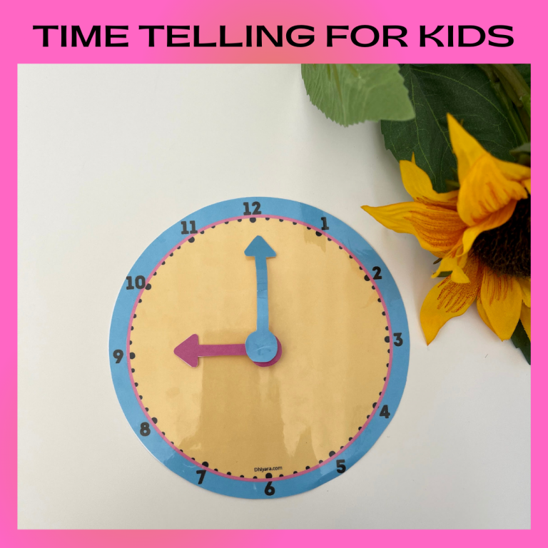 Learn to Tell Time on a Clock | Time Telling for Kids – Free Clock Printable