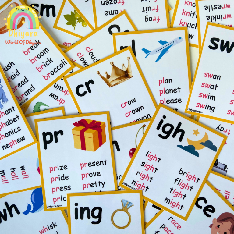 Digraphs and Blends Flashcards – FREE DOWNLOAD