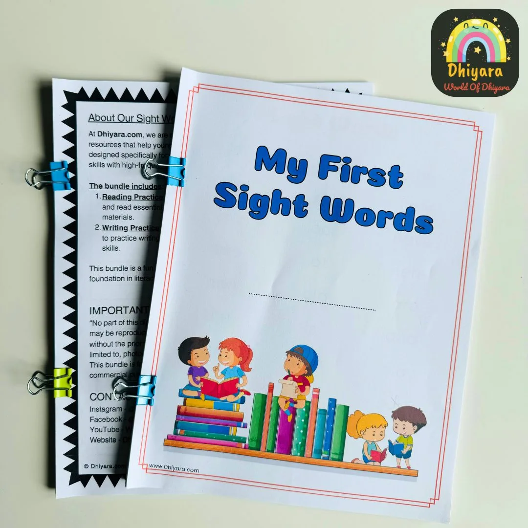 Practice Sight Words at Home with our Interactive Printable Worksheets Bundle