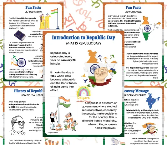 Republic Day Activities for Kids: Fun and Educational Printable Worksheets & Learning Bundle